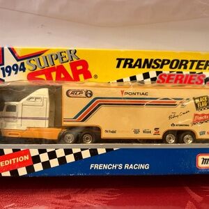 Vintage 1994 Matchbox Transporter Series French's Racing Truck